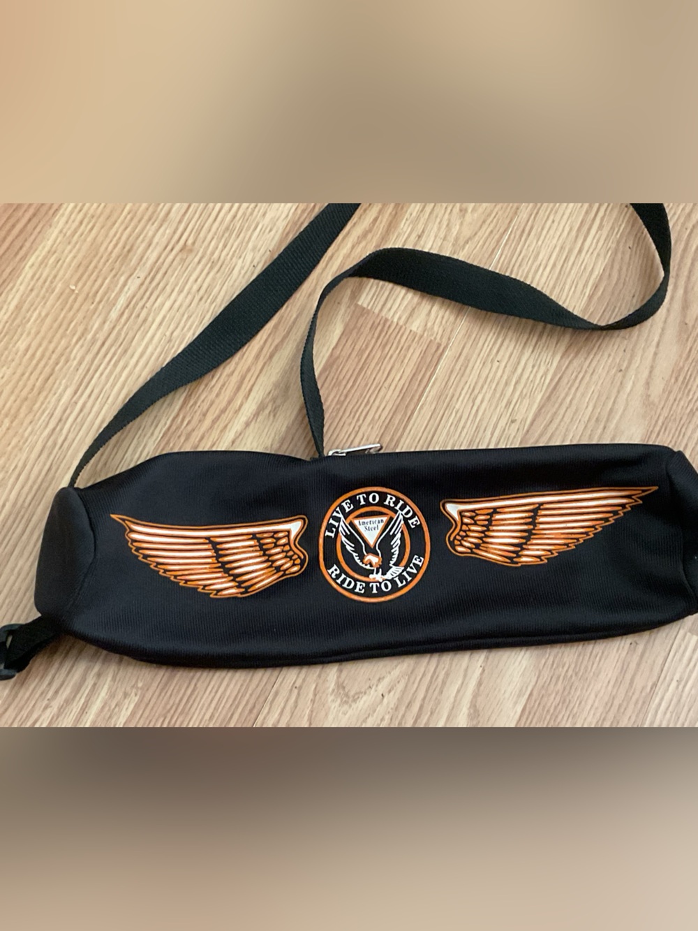 Harley Davidson Live to Ride Black Six Pk. Cooler Bag 14” x10”
